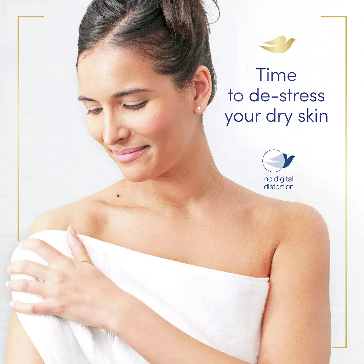 Dove Anti-Stress Beauty Bar with oat milk and chamomile ingredients