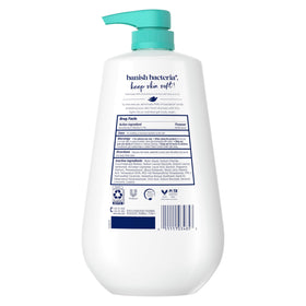 Dove Antibacterial Body Wash 30.6 oz pump back view