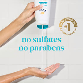 Dove Antibacterial Body Wash 30.6 oz pump in shower setting