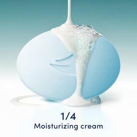 Dove Antibacterial Care Beauty Bar Soap lathering on hands