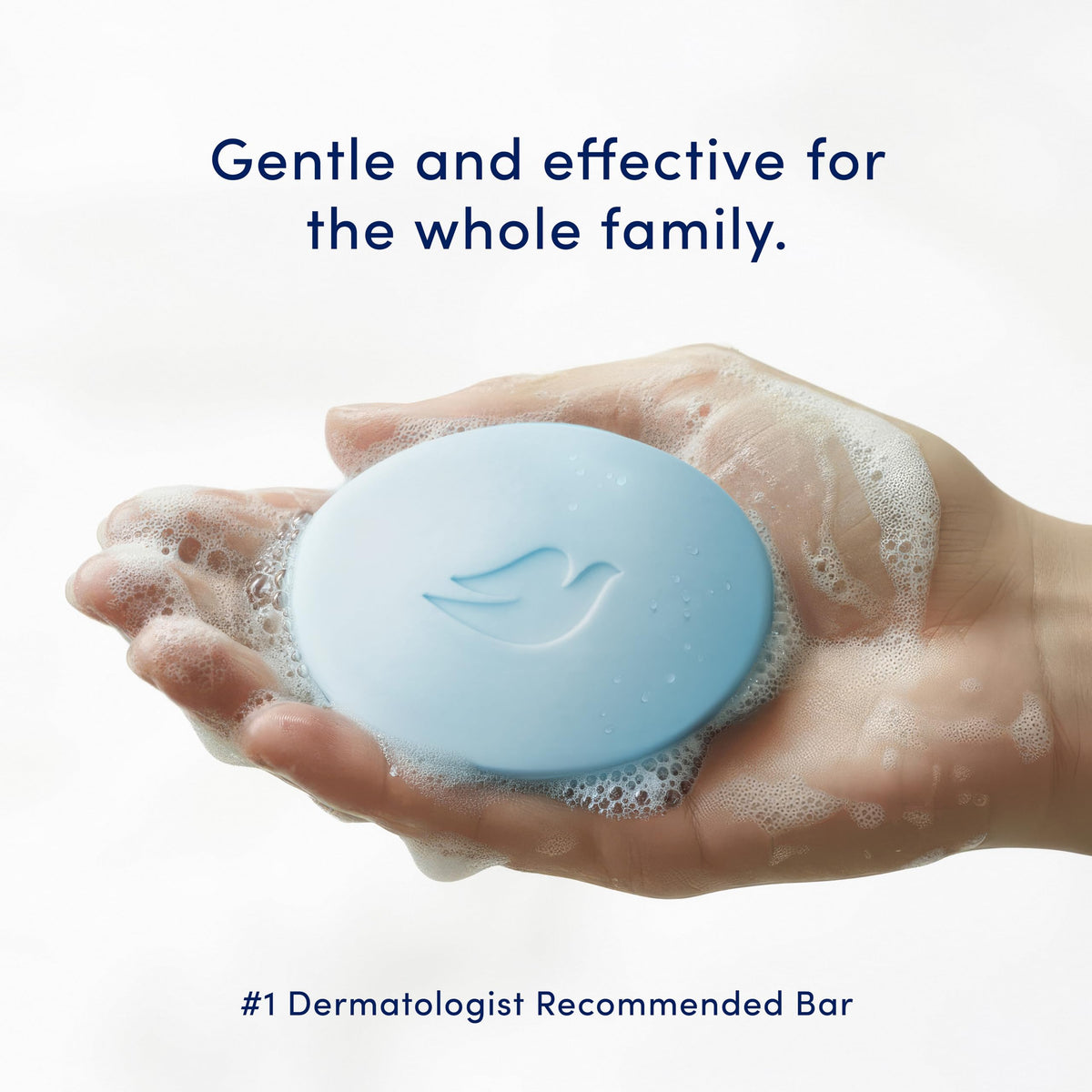 Dove Antibacterial Care Beauty Bar Soap stacked display