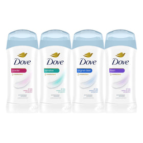 Dove Antiperspirant Deodorant Stick in a gym bag