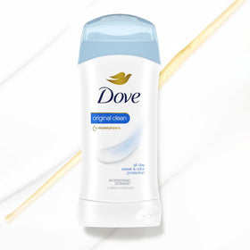Dove Antiperspirant Deodorant Stick packaging close-up