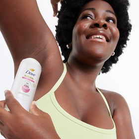 Dove Antiperspirant Stick on a bathroom counter