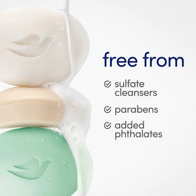 Dove Beauty Bar Soap Cool Moisture stacked bars