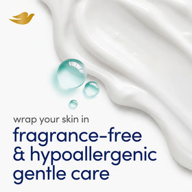 Dove Beauty Bar Soap in use on skin, demonstrating gentle cleansing