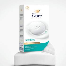 Dove Beauty Bar Soap individual bar close-up showing texture