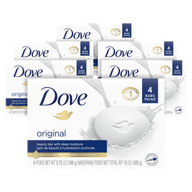 Dove Beauty Bar Soap Original 24 Count packaging front view