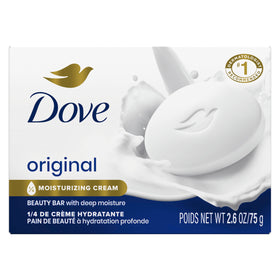 Dove Beauty Bar Soap Original pack of 36 bars front view