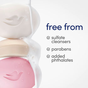 Dove Beauty Bar Soap Pink Rosa in a bathroom setting