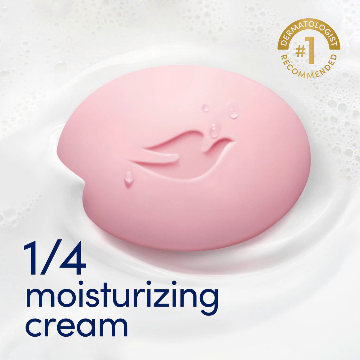 Dove Beauty Bar Soap Pink Rosa lathering on hands