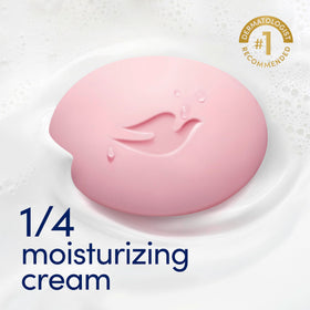 Dove Beauty Bar Soap Pink Rosa lathering on hands