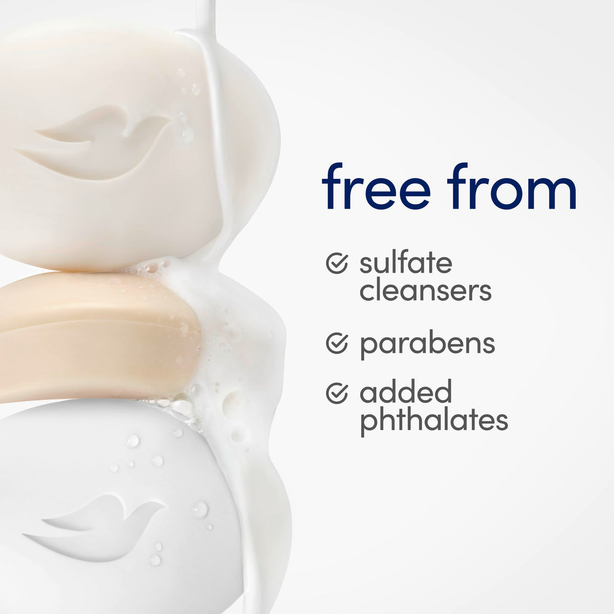 Dove Beauty Bar Soap showing moisturizing cream ingredients