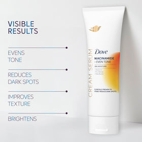 Dove Body Cream Serum 240g in lifestyle setting