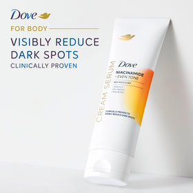 Dove Body Cream Serum 240g with Niacinamide highlighted