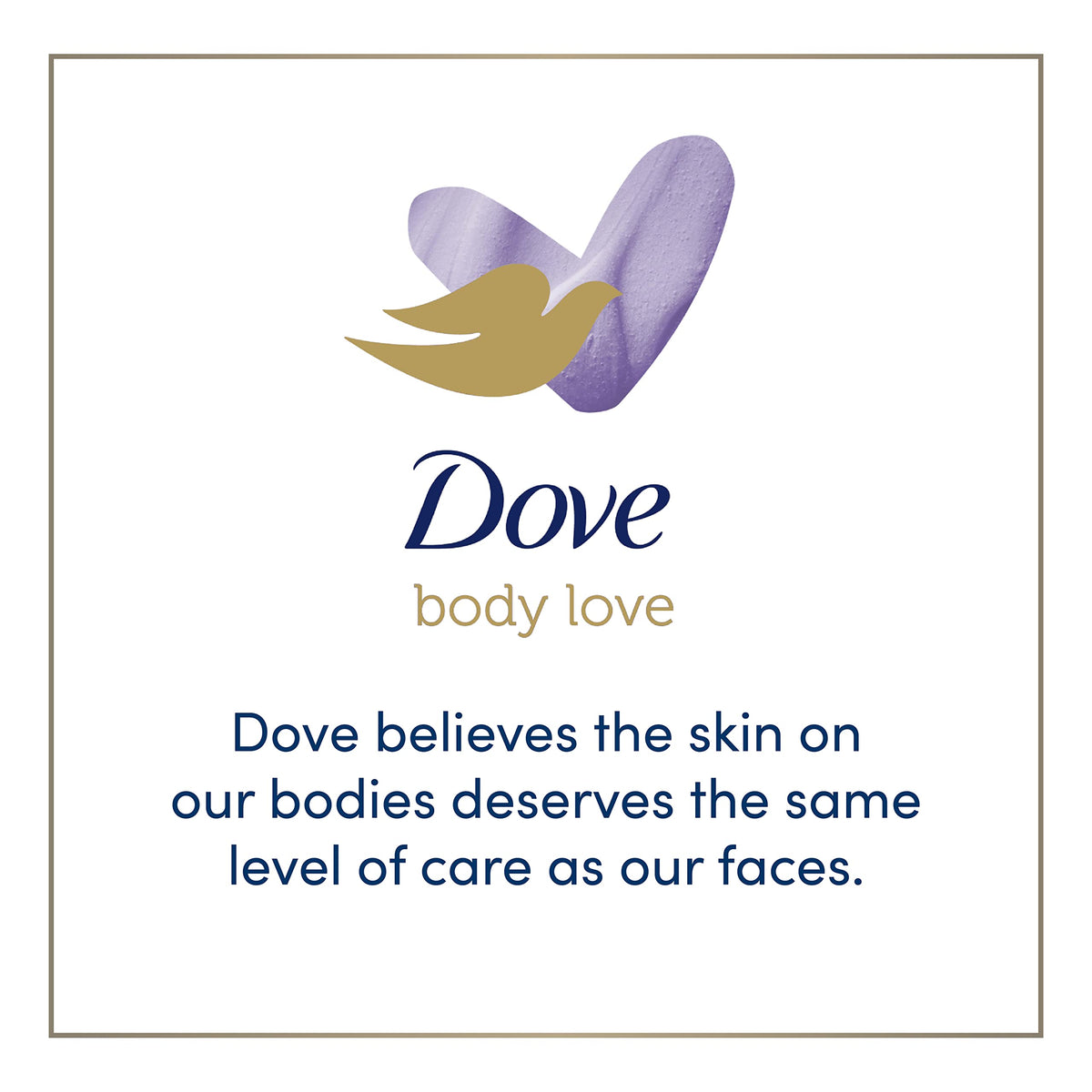 Dove Body Love Age Embrace Body Cleanser packaging details