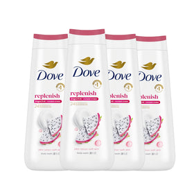 Dove Body Wash 4 Count Dragon Fruit and Coconut Cream front view