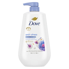 Dove Body Wash Blue Chamomile & Oat Milk 30.6 oz Pump front view