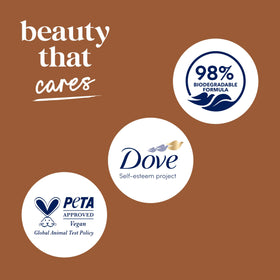Dove Body Wash in a shower setting