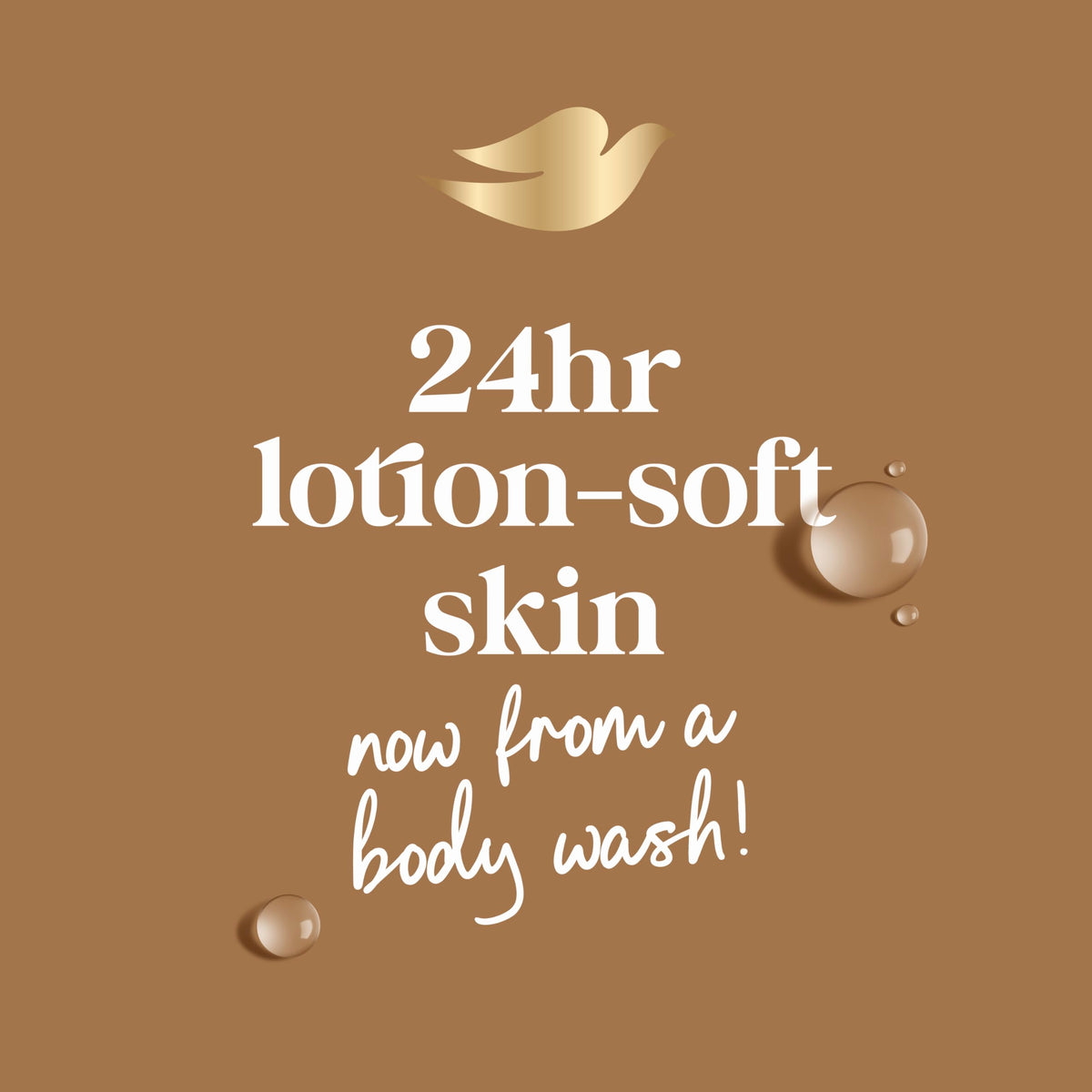 Dove Body Wash Indulge Warm Vanilla 20 oz in shower setting