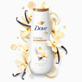 Dove Body Wash Indulge Warm Vanilla 20 oz side view