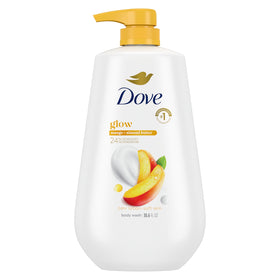 Dove Body Wash Mango & Almond Butter 30.6 oz pump front view