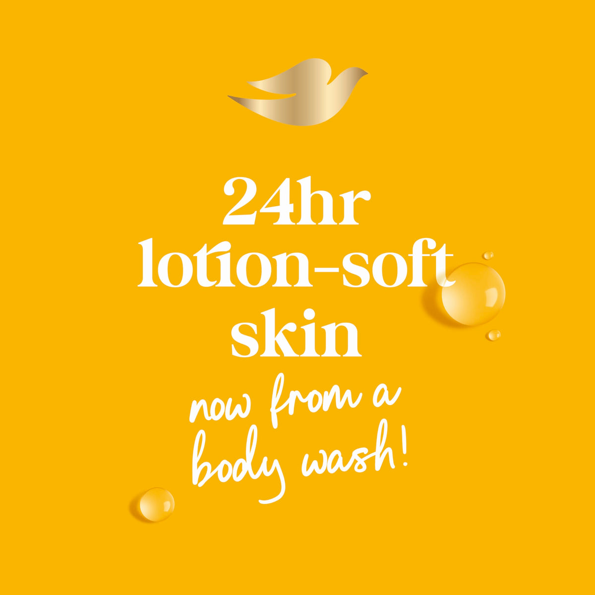Dove Body Wash Mango & Almond Butter in a shower setting