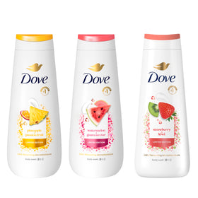 Dove Body Wash Mixed Summer Variety Pack 20 fl oz front view