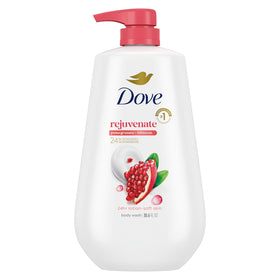 Dove Body Wash Pomegranate & Hibiscus 30.6 oz pump front view