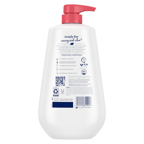 Dove Body Wash Pomegranate & Hibiscus 30.6 oz pump side view