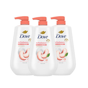 Dove Body Wash Rebalance 3 Count packaging front view