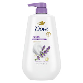 Dove Body Wash Relax Lavender Oil & Chamomile 30.6 oz pump front view