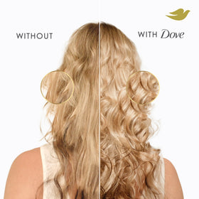 Dove Bond Strength Serum in bathroom setting