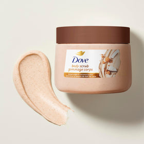 Dove Brown Sugar & Coconut Butter Body Scrub with coconut and sugar