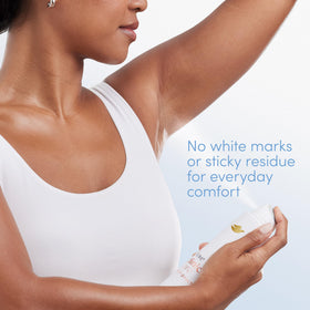 Dove Clinical + Care Antiperspirant Deodorant Dry Spray application demonstration