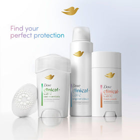 Dove Clinical + Care Antiperspirant Deodorant Dry Spray lifestyle scene