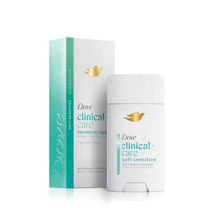 Dove Clinical + Care Antiperspirant Deodorant Stick 2.6 oz front view