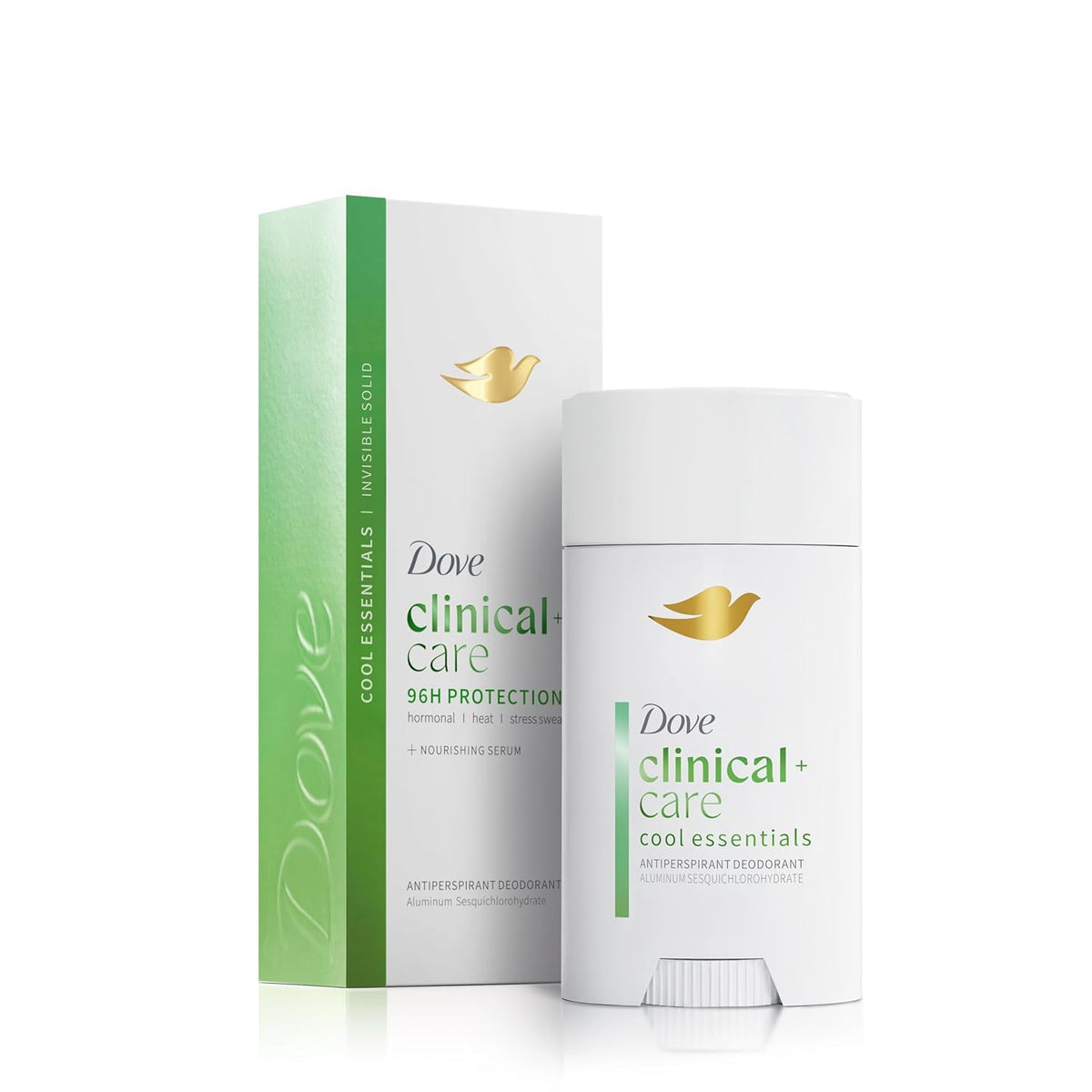 Dove Clinical + Care Antiperspirant Deodorant Stick front view