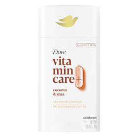 Dove Coconut & Shea Butter VitaminCare+ deodorant stick front view