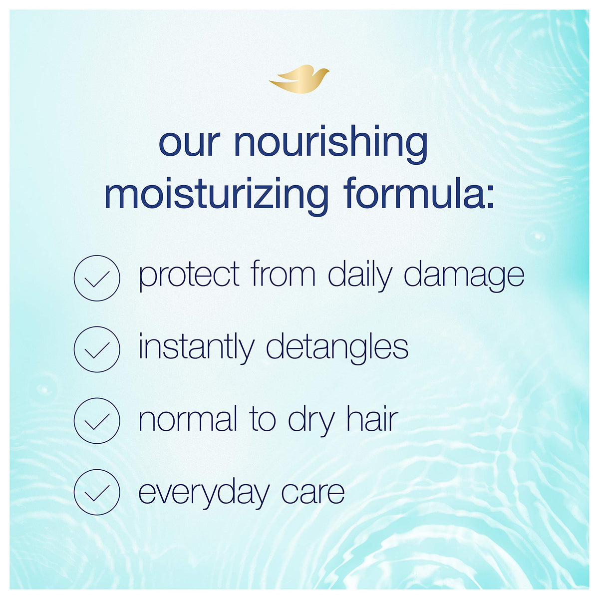 Dove Daily Moisture Conditioner side view with cap