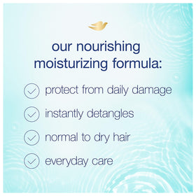 Dove Daily Moisture Conditioner side view with cap