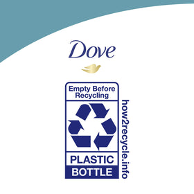 Dove Daily Moisture Conditioner texture on hand
