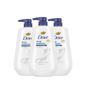 Dove Deep Moisture Body Wash 30.6 oz pump front view