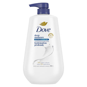 Dove Deep Moisture Body Wash with Pump 30.6 oz front view