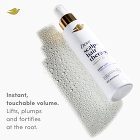 Dove Density support Root Lift Thickening Spray 5 oz back view