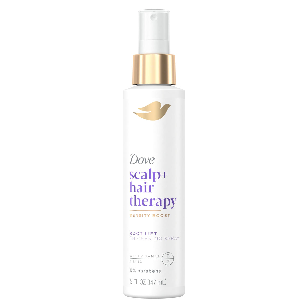 Dove Density support Root Lift Thickening Spray 5 oz front view