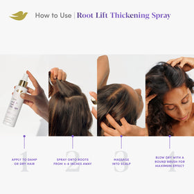 Dove Density support Root Lift Thickening Spray packaging details