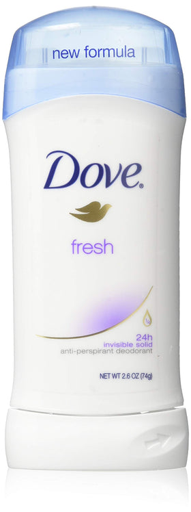 Dove Deodorant 2.6 Ounce Invisible Solid Fresh front view