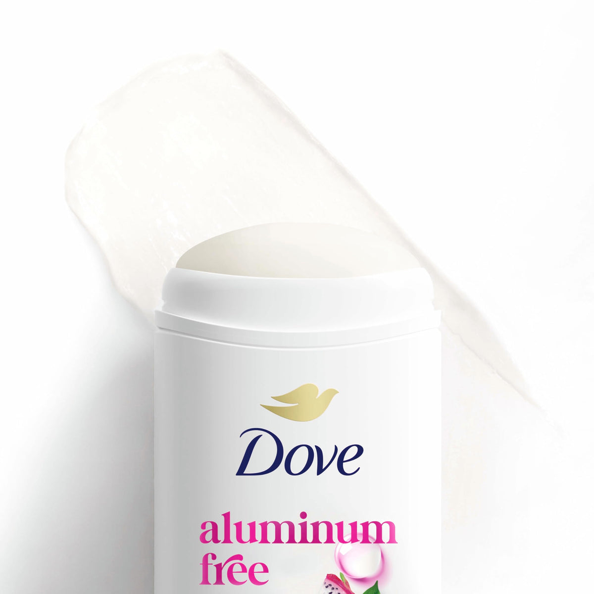 Dove Deodorant Stick Dragon Fruit Fizz texture close-up