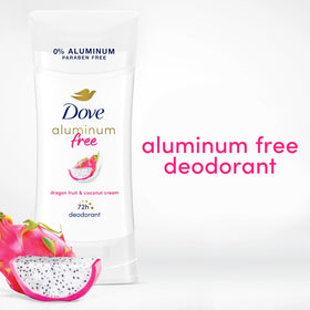 Dove Deodorant Stick packaging details with dragon fruit design